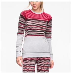 Karitraa Women's Gray Silja Long Sleeve T-shirt Size M